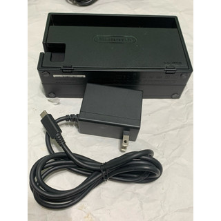 二手 DOCK 任天堂 原廠 Switch 電視 底座 套裝 NS 充電器 HDMI配件