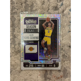 NBA球員卡2023-24 CONTENDERS 球票 RC 新人 迷宮亮 Jalen Hood-Schifino