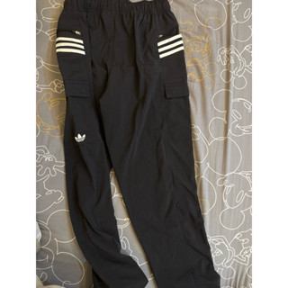 95成新愛迪達三葉草長褲 工裝褲 adidas 男生長褲