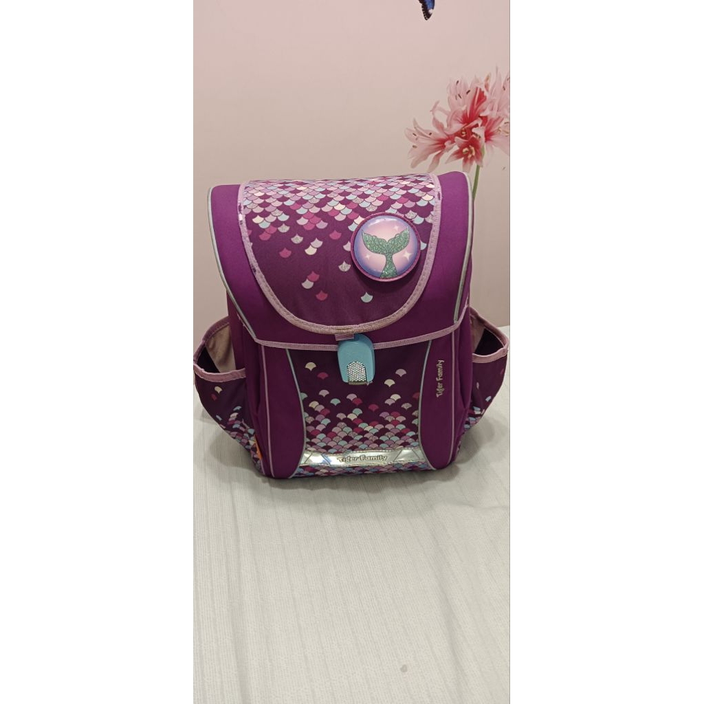 二手 tiger family 紫色書包
