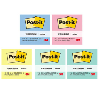 【倫倫文具】3M 654 利貼 便條紙 便利貼 Post-it