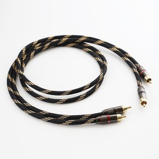 發燒級 純銅雙RCA雙蓮花 訊號線【川木】RCA 音頻線【M248】HIFI 擴大機 音響線 喇叭線