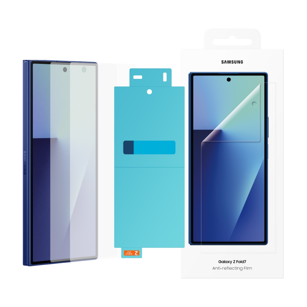 Samsung 三星原廠官方 Galaxy Z Fold7 抗反光螢幕保護貼 - 透明【盒裝】EF-UF966
