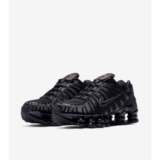 柯拔 Nike Shox TL Black and Max Orange AR3566-002 慢跑鞋