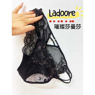 隔日到貨💖L’adoore蕾朵兒黑色蕾絲三角褲