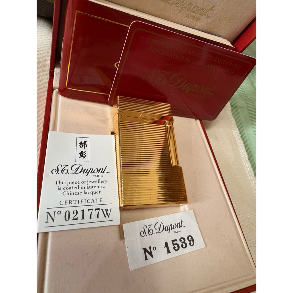 S.T.Dupont都彭 18K金打火機