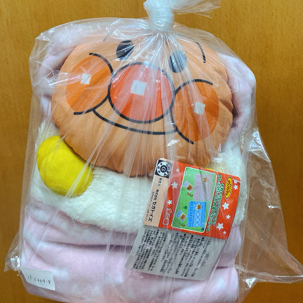 日本 正版 麵包超人 Anpanman麵包超人款 粉紅 棉被 毯子 毛毯 午睡毯 景品