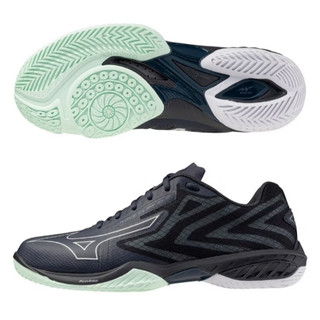 【時代體育】MIZUNO 美津濃 WAVE CLAW EL 2 （4E）寬楦羽球鞋 71GA258465/27.5CM