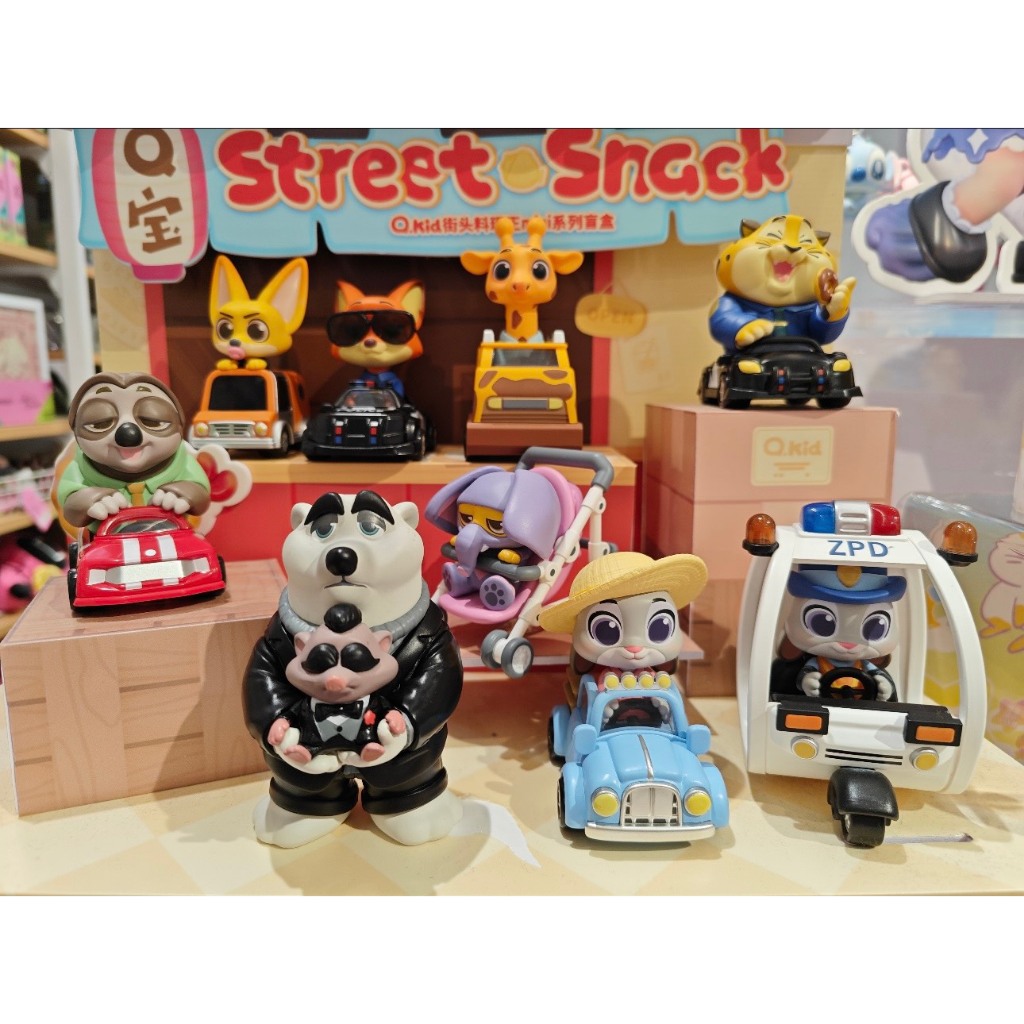 ( CCの店 )!! MINISO 名創優品 迪士尼 動物方城市 瘋狂動物城 狐狸尼克 朱迪 嘟嘟趣出行系列 公仔 盲盒