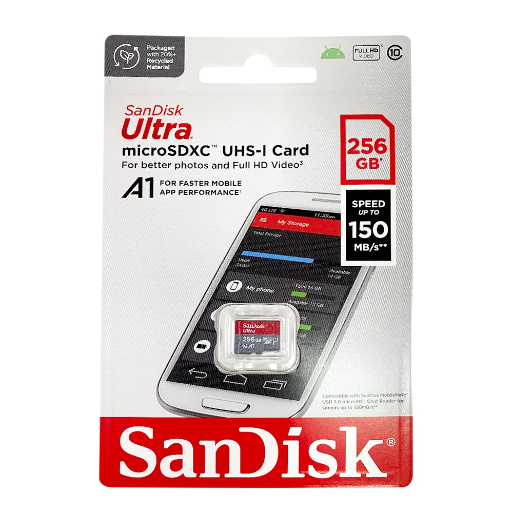 SANDISK 256GB A1 監視器適用 高速記憶卡 家視保代理