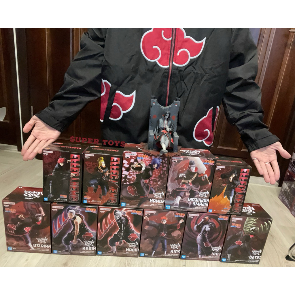 《$uper Toys》全新 火影忍者疾風傳 VIBRATION STARS 曉 飛段 角都 公仔 絕 鼬 培因 小南