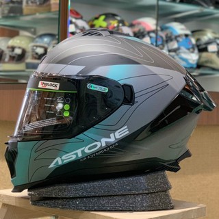 『新兄弟帽店』實體店面 ✨免運✨Astone GT6 PLUS 大押尾 彩繪YF1 消光黑藍 內墨鏡 全罩式安全帽