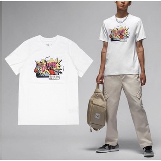 [65折代購] Nike Jordan Tee 男款 白 純棉 短T 棉T FZ1940-100