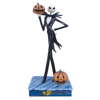 Enesco精品雕塑 Disney 迪士尼 聖誕夜驚魂 傑克手拿南瓜居家擺飾 EN43826