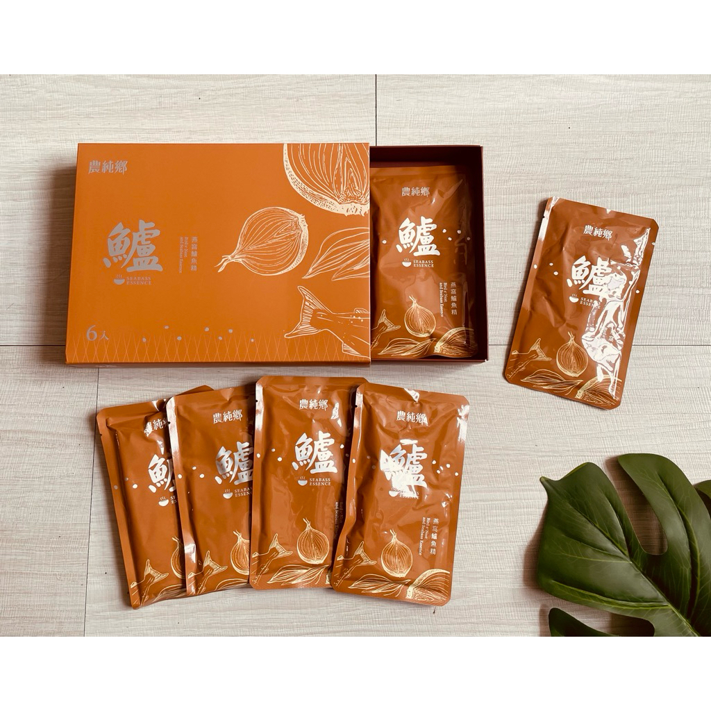 新品快閃 農純鄉燕窩鱸魚精 50ml*6包/一盒 不含酒精產後術後就能喝 新年送禮探病禮盒聖誕禮物 小產修復