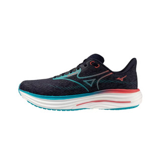 Mizuno 美津濃 WAVE RIDER 29 寬楦 深藍/綠 J1GC250401