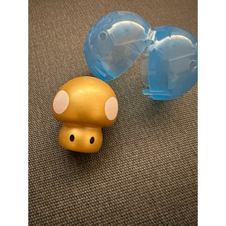 全新 日本帶回 Super Mario 超級瑪莉小蘑菇扭蛋 金菇 寵物玩具 啾啾叫小蘑菇