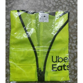 uber Eats 黃色 螢光背心 XXL