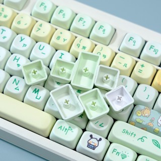 ⚡️現貨隔日達 圓潤可愛MOA高度 熊貓 帕恰狗 PBT材質手感超好 支援機械鍵盤磁軸ATK美加獅狼蛛