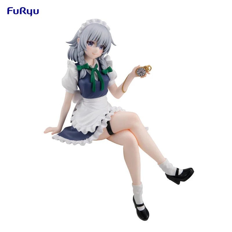 FGS> 正版 日版 FuRyu 東方Project 十六夜咲夜 女僕 坐姿 泡麵蓋 杯蓋 壓麵 美女 公仔