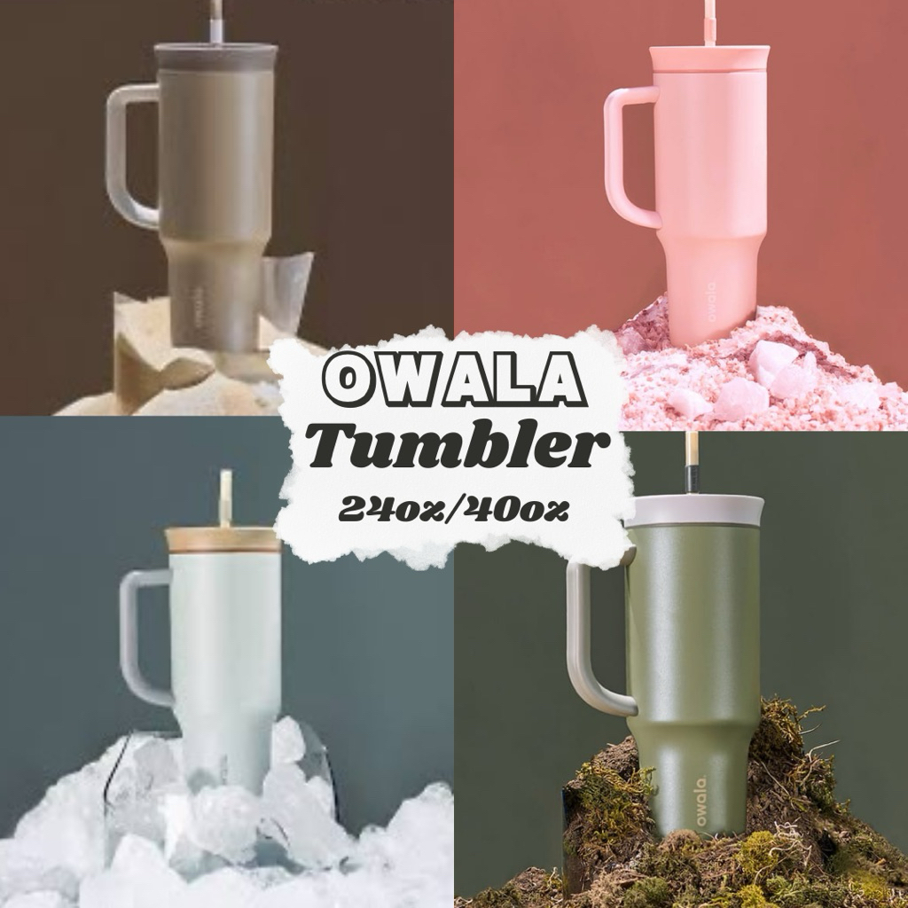 🔥辦公室小物超推🔥免運【Owala】Tumbler系列 大容量三層不鏽鋼隨行杯 雙飲口吸管水壺24OZ/40OZ
