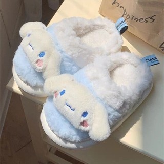 大耳狗棉拖 Kitty棉拖🎀 庫洛米凱蒂貓棉拖鞋女秋冬季厚底防滑保暖室內毛絨拖鞋 三麗鷗拖鞋 毛絨拖鞋 可愛室內拖