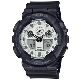 CASIO G-SHOCK 酷炫魅力黑白雙顯電子錶 多功能 200米防水 三款 GA-100/GA-110/GA-700