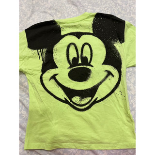 zara童裝 disney聯名mickey米奇短䄂上衣 短T T-shirt 164cm