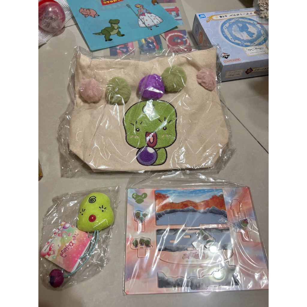 小魔女doremi台中快閃店 魔女莉卡絨毛提袋+髮飾+壓克力牌  魔女莉卡