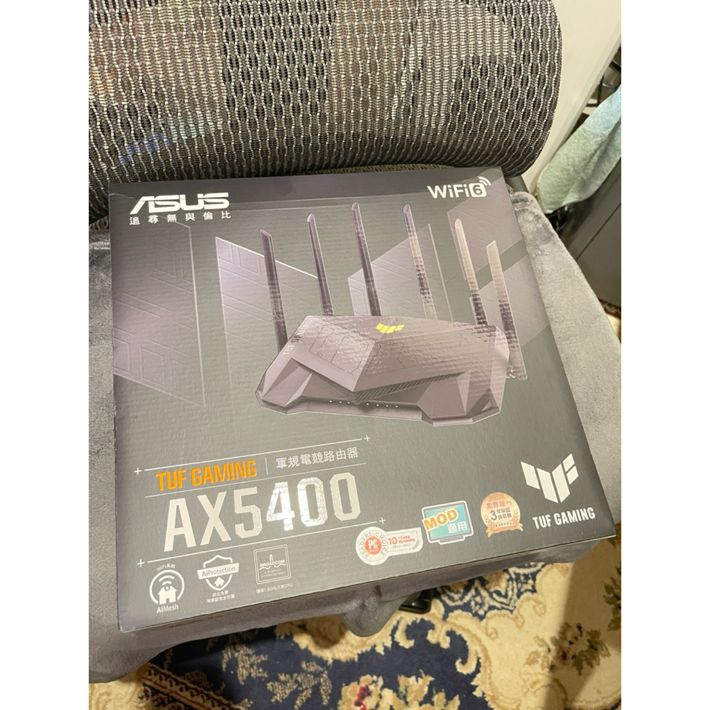 華碩ASUS路由器 AX5400 TUF GAMING wifi6 9.5成新 保固內 ax6000