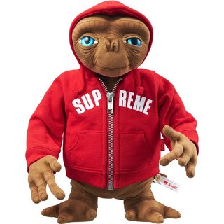 SUPREME x STEIFF 25SS ET 連帽外套 外星人 玩偶 公仔 (紅色) 化學原宿