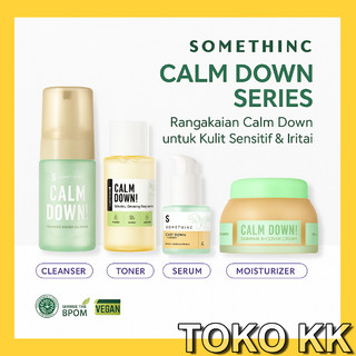 SOMETHINC Calm Down Series Toner Cleanser Cream Serum KBT573