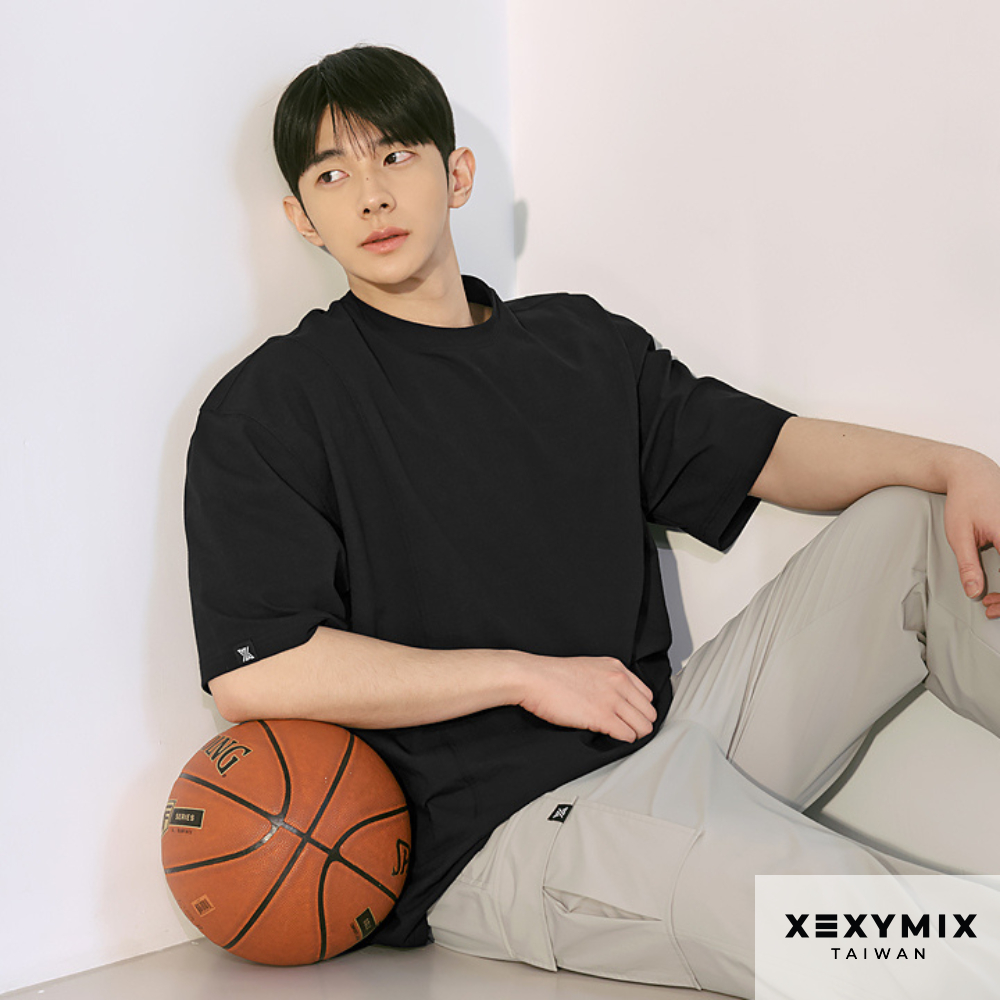 XEXYMIX Men's 柔軟舒適寬鬆短袖上衣 XMK2TS1104 共6色 圓領 運動休閒 運動上衣 TS1104X