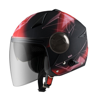 【ZEUS 瑞獅官方商品 ZS-612A AD18 消光黑紅 輕量化 內墨片 ZS612A】【台中倉儲】