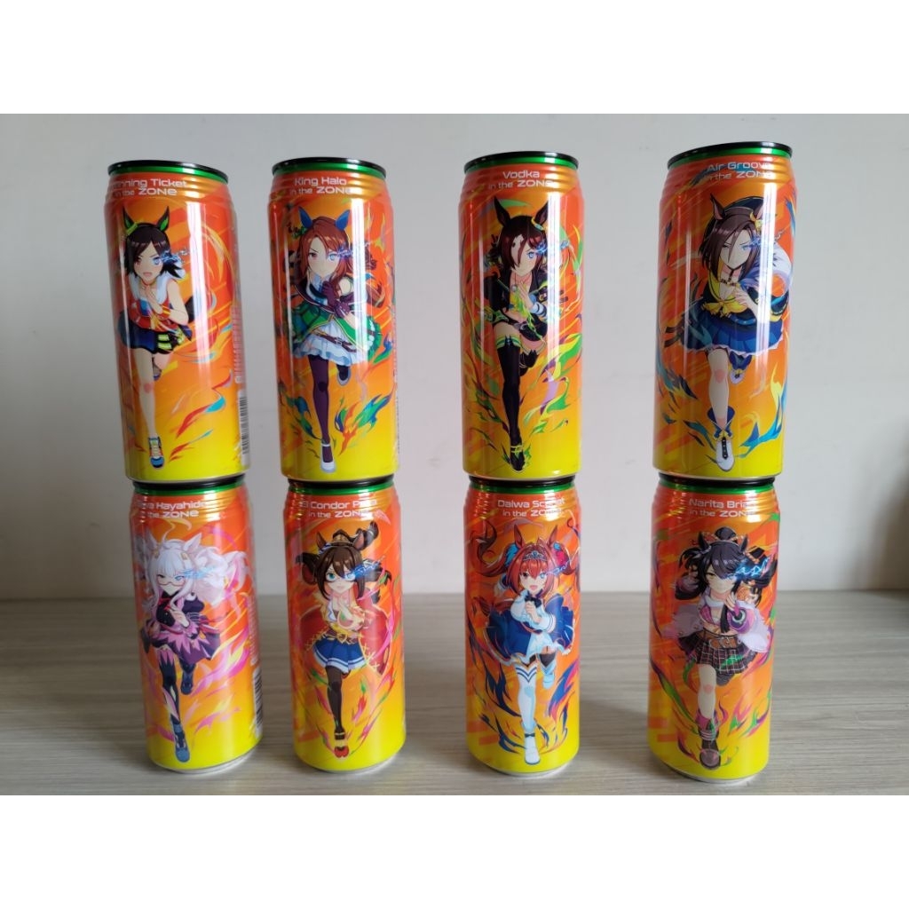 【宅居小鋪】賽馬娘 ZONE 能量飲 空罐 鐵鋁罐 氣槽 成田白仁 帝王光輝 神鷹 勝利獎券 琵琶晨光