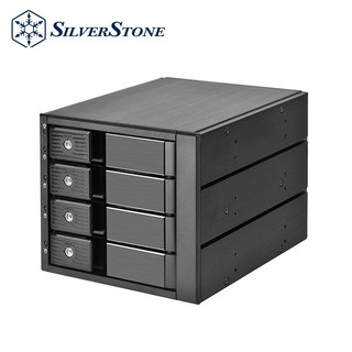 銀欣FS304-12G 5.25吋x 3 轉3.5吋x 4熱插拔SAS 12G免托盤內接硬碟抽取盒