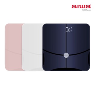AIWA日本愛華 健康管理藍芽智慧體重計-桃夭/羽白
