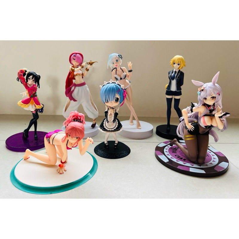 美少女系列公仔 雷姆 拉姆 偶像大師 1／8 城崎美嘉 矢澤妮可 命運停駐之夜 貞德 蘆毛醬 泳裝 巨無霸公仔 景品