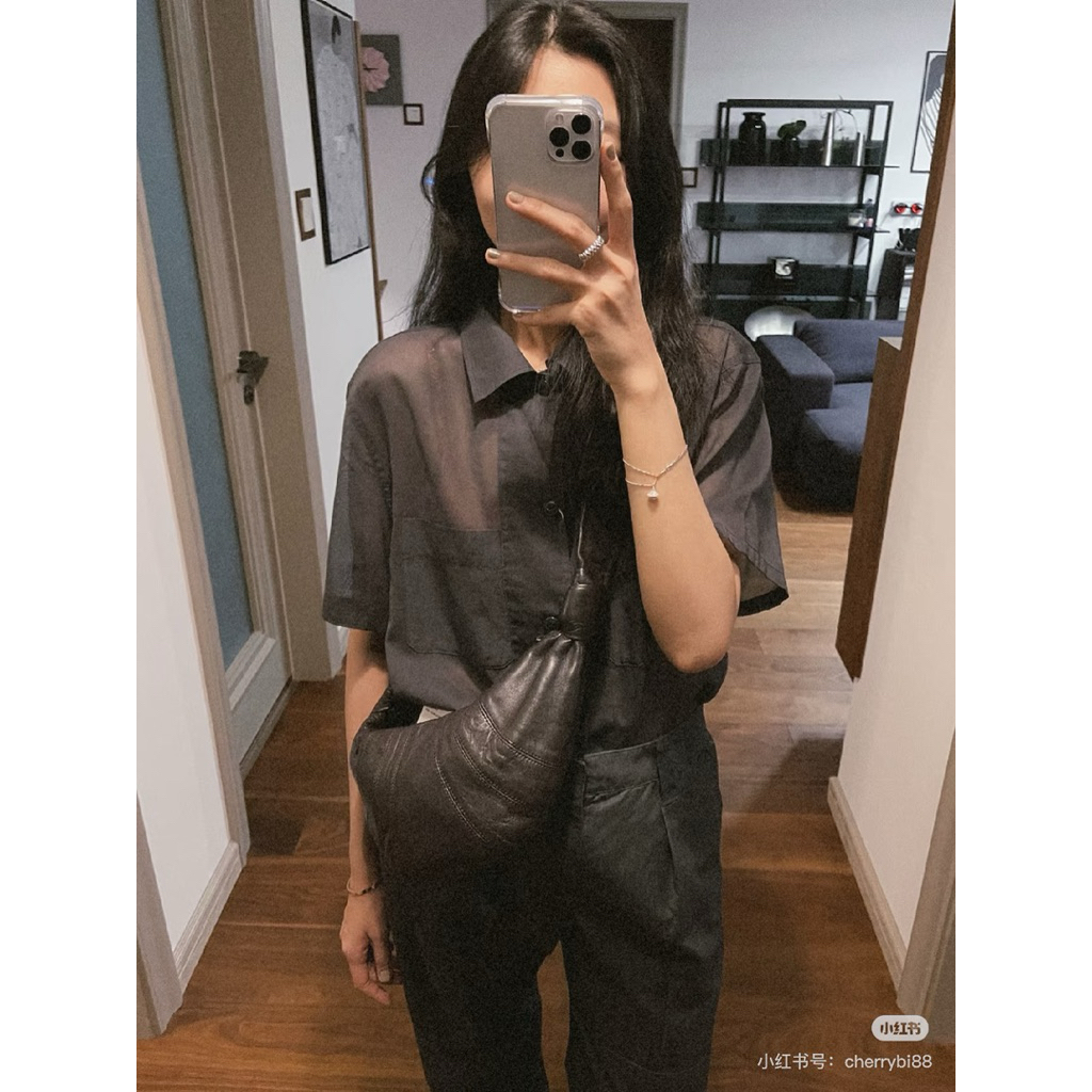 Uniqlo u 透膚襯衫 短袖襯衫 457503
