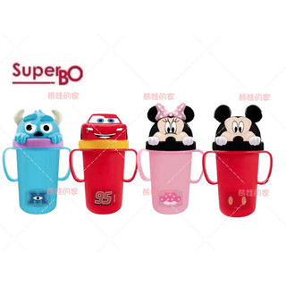SuperBO 不鏽鋼內膽吸管杯 300ML 喝水杯 練習杯 學習杯 練習水杯 水杯【公司貨】熊娃的家