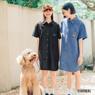 STAYREAL KEEP GOING丹寧洋裝