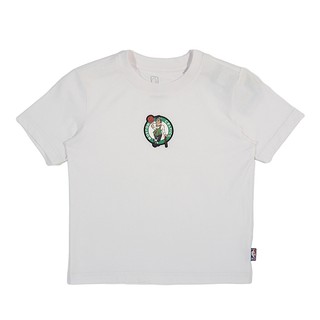 NBA BOSTON CELTICS 短袖T恤 兒童印花上衣 白色 中性款 35261031 00 noB38