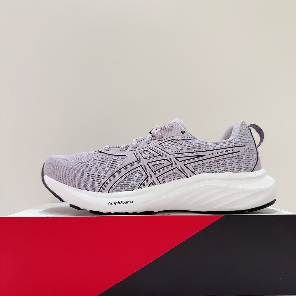 ASICS GEL-CONTEND 9 (D) 女生 粉紫色 寬楦 舒適 透氣 運動 慢跑鞋 1012B678-502