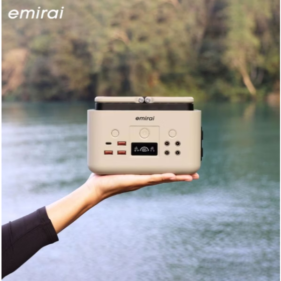 【熱賣TOP6】早點名｜(預購)Emarai 便攜式電源 EMR310儲能小瓦力 沙白色 290W 62500mAh戶外