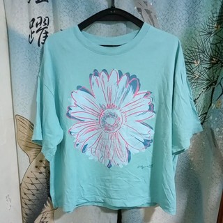 Andy Warhol Flowers短袖棉衣