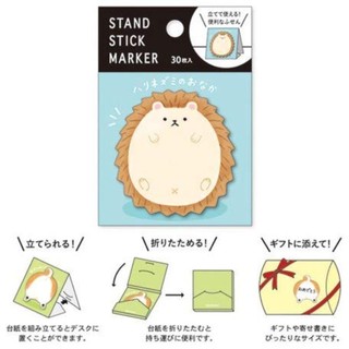 MIND WAVE STAND STICK MARKER 貓貓 刺蝟 桌立便利貼
