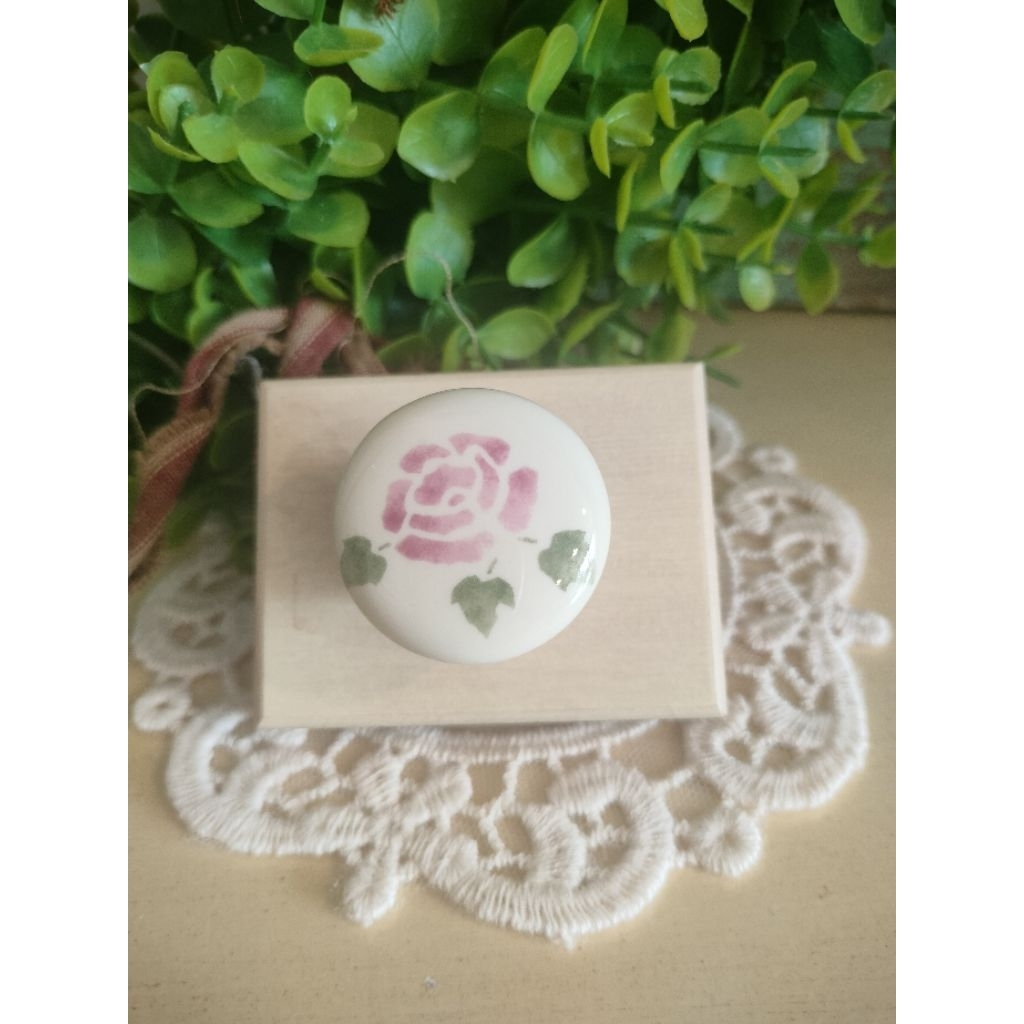 日本many 玫瑰印章 收藏品