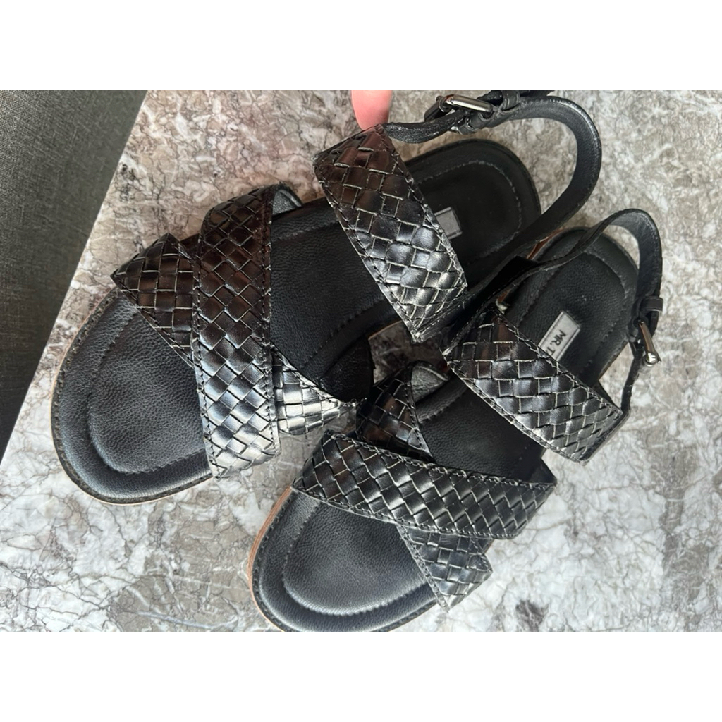 mr. tango 黑色編織涼鞋44