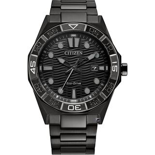 CITIZEN 星辰 GENT'S Eco-Drive 波浪紋 光動能腕錶 42mm (AW1855-52E)