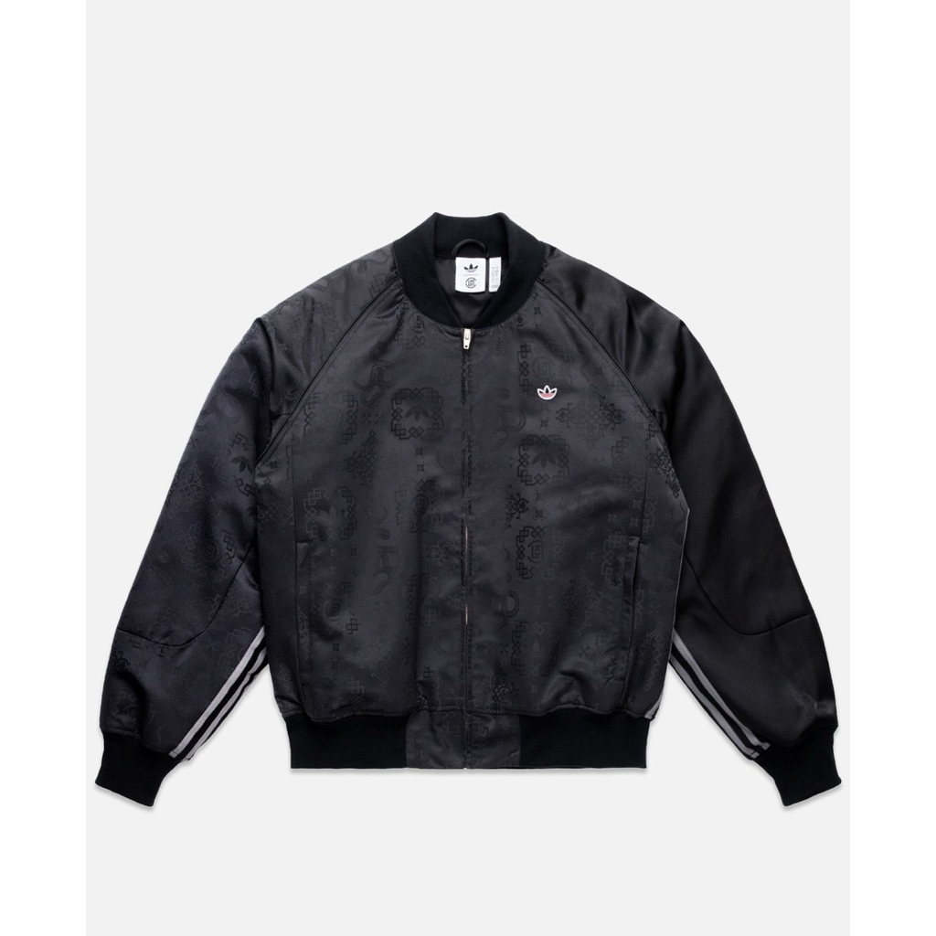 Clot Adidas original track top 黑絲綢外套